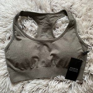 NVGTN Khaki Green Sports Bra